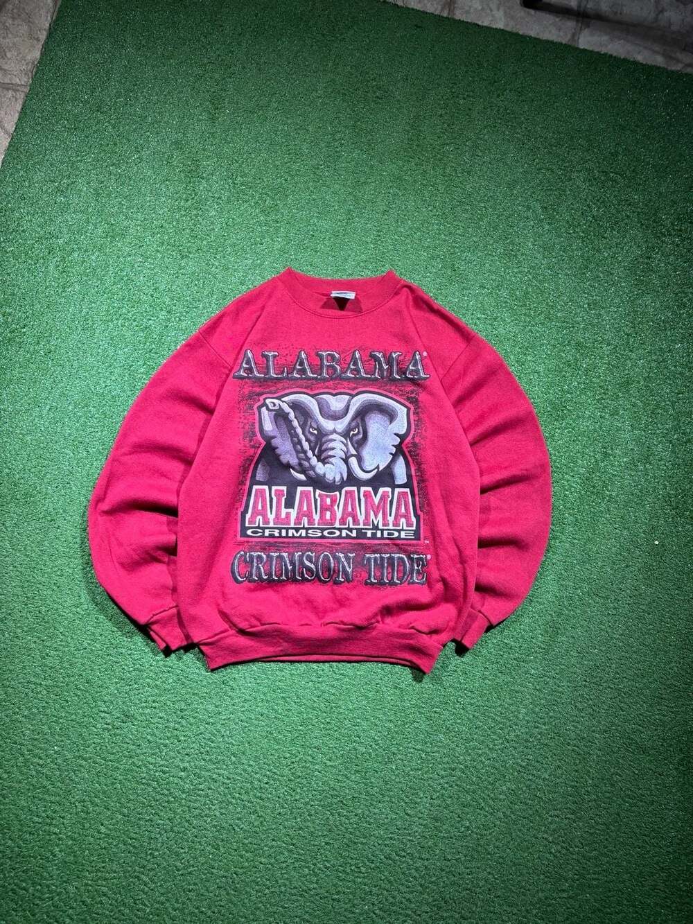 Vintage Alabama Crimson Tide Elephant Logo Crewneck Sweatshirt